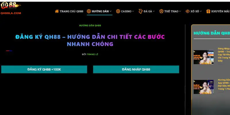 Quy trình tham gia QH88 đơn giản