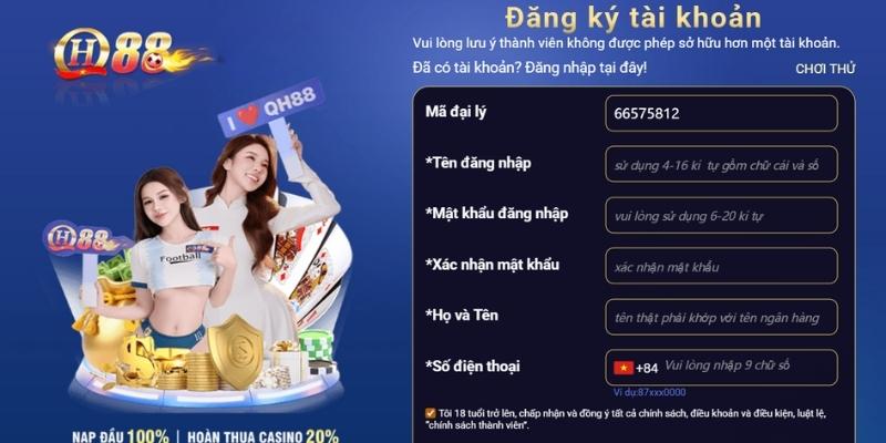 Đăng ký nhanh với quy trình đơn giản